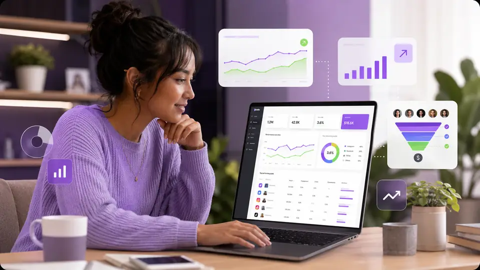 Social media engagement metrics turned into revenue figures
